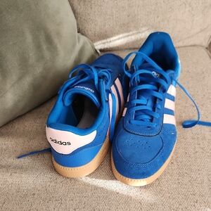 Adidas Womens Royal Blue and White Sneakers